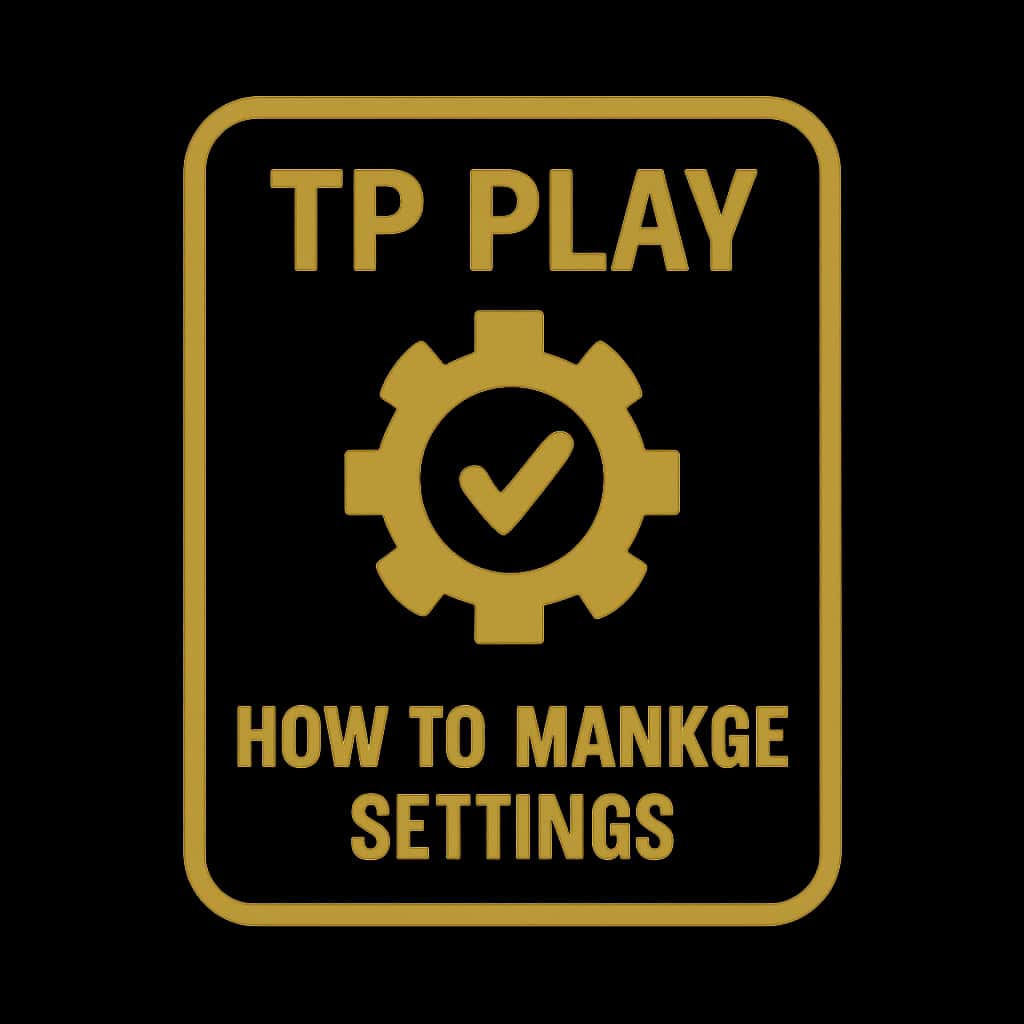 An icon representing help resources for TP Play settings.