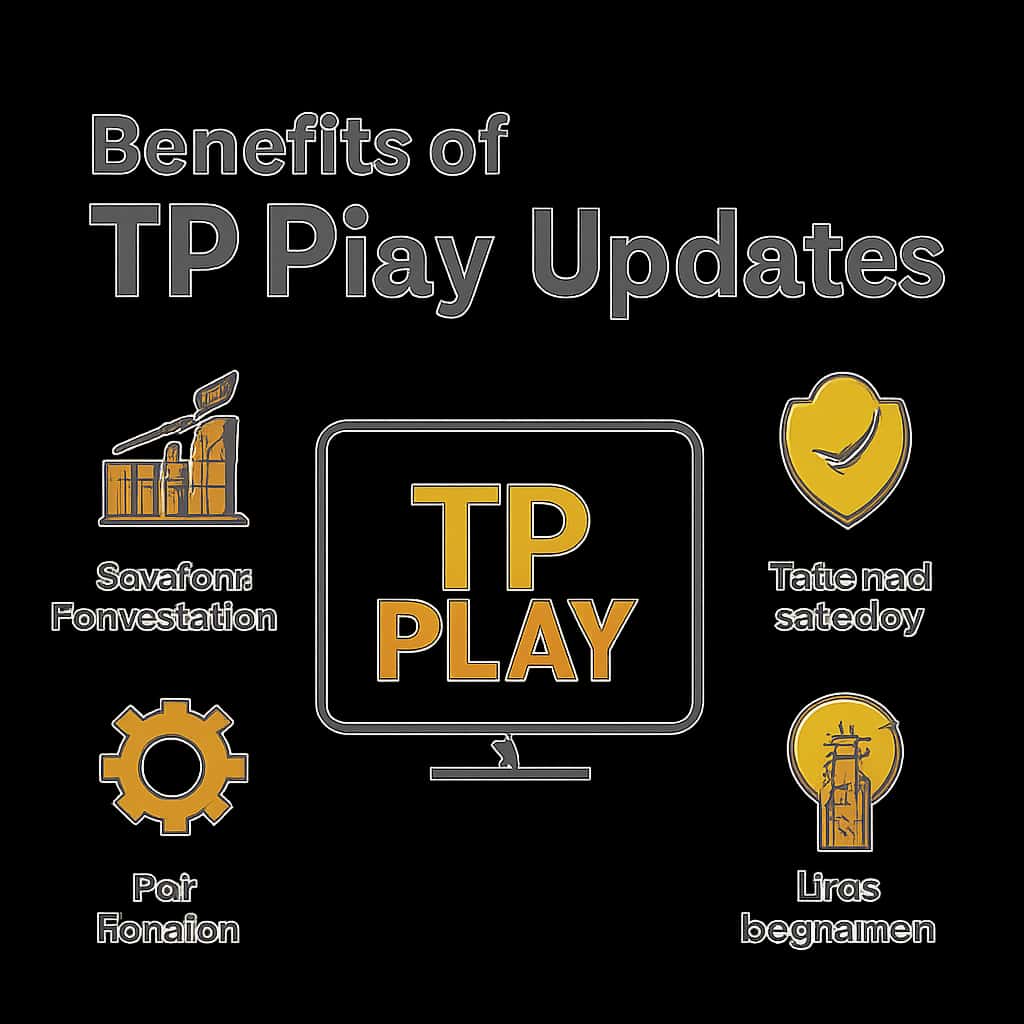 An educational diagram related to the benefits of TP Play updates.