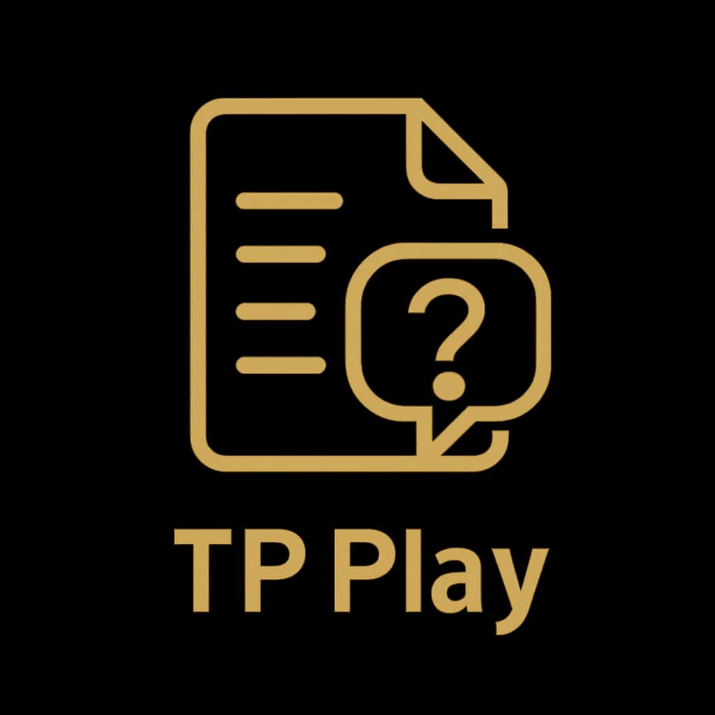 A badge design representing TP Play Updates.
