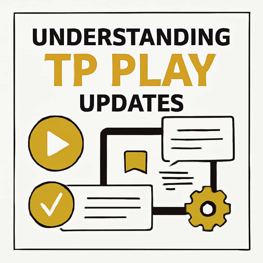 An educational diagram illustrating key points of TP Play Updates.