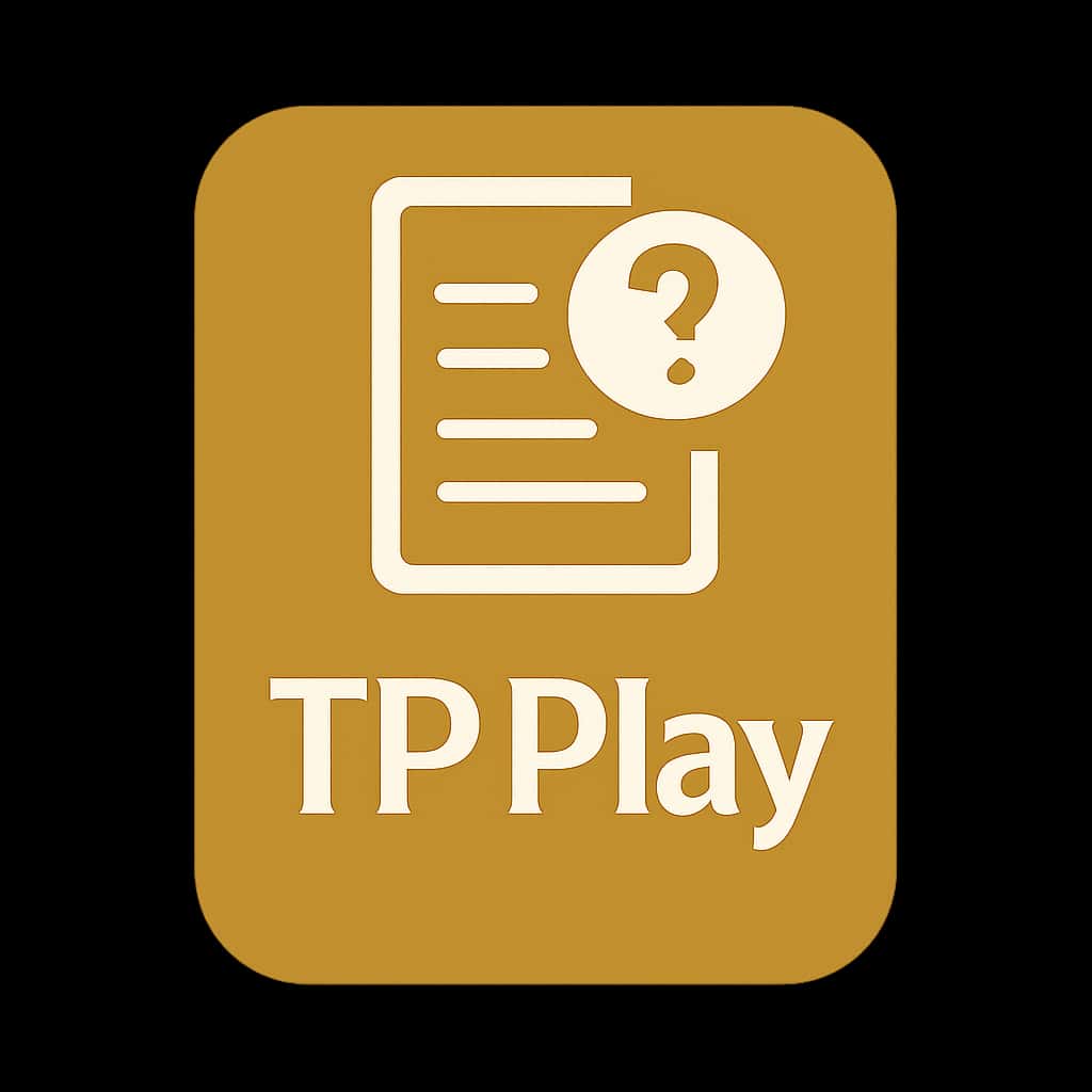 An icon illustrating TP Play logs as a support resource.